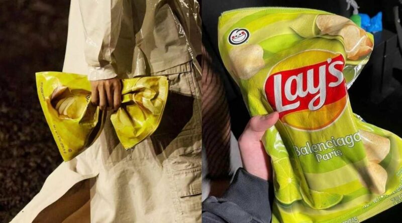 El último diseño de Balenciaga, una bolsa de patatas Lays como bolso