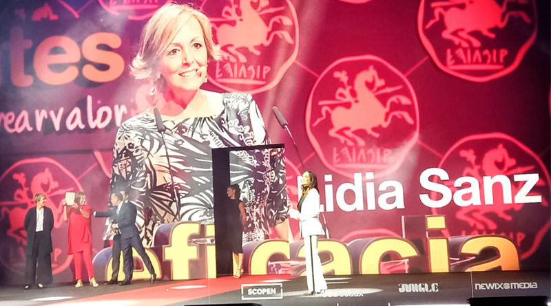 Lidia Sanz, homenajeada en los Premios Eficacia 2024