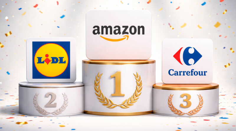 Amazon, Lidl y Carrefour, marcas con mayor cuota de atención digital Amazon, Lidl y Carrefour, marcas con mayor cuota de atención digital