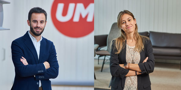 Marcos Tejeiro, client service director de UM, y Judit Esquivel, head of ecommerce de IPG Mediabrands