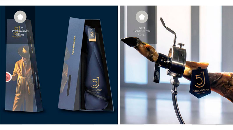 Morillas Brand Design para Cinco Jotas - Plata