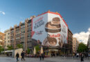 Nutella presenta su primer helado con una lona gigante en Madrid