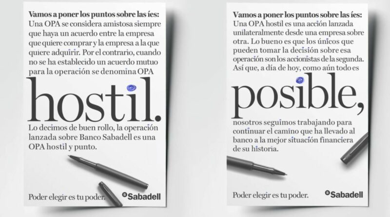 Banco Sabadell y OV_OriolVillar se alzan con el Gran Premio Nacional de Creatividad Banco Sabadell y OV_OriolVillar se alzan con el Gran Premio Nacional de Creatividad