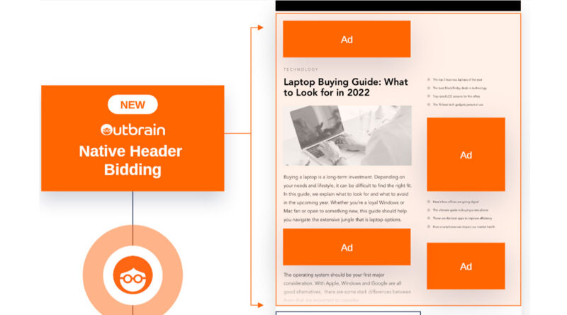 Outbrain lanza nueva solución para mostrar ‘ads’ nativos de display y vídeo