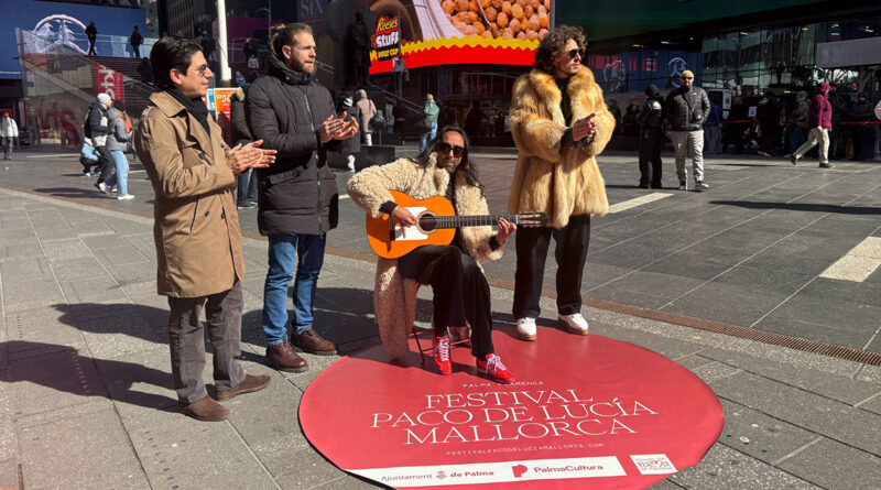 El flamenco y Palma de Mallorca conquistan Times Square con un sorprendente flashmob