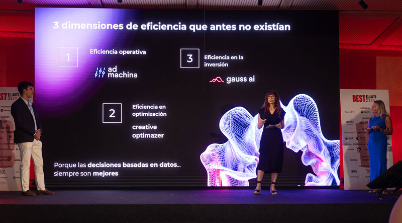 (De izq. a der.) Álvaro López, sales manager de Vidoomy; Natalia de Pablo, media planner manager de Making Science; y Mónica García, media director de Making Science
