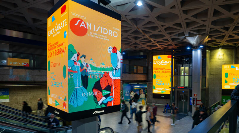 La postal de San Isidro de El Corte Inglés recorre todo Madrid La postal de San Isidro de El Corte Inglés recorre todo Madrid