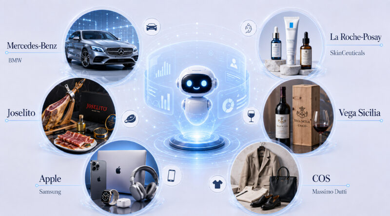 ¿Marcas premium? Mercedes-Benz, Apple y Vega Sicilia, las más mencionadas por la IA