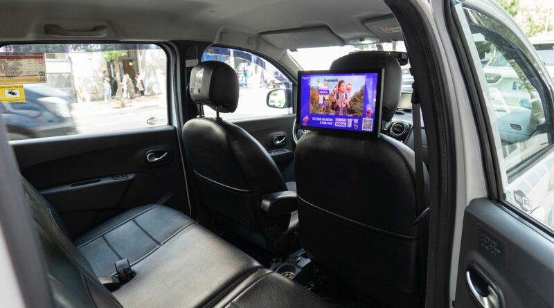 La publicidad personalizada llega al interior de los taxis de Madrid