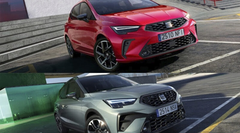 Los nuevos SEAT Ibiza y Arona presentan una estética más expresiva y moderna. Su diseño exterior se actualiza con una parrilla hexagonal