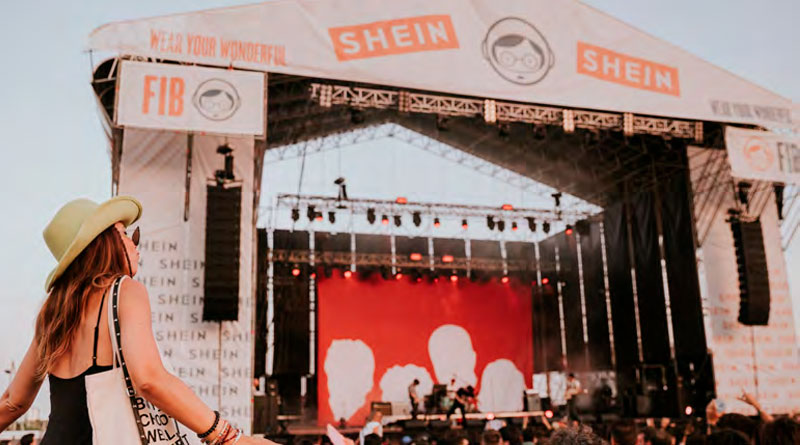 Shein, patrocinador oficial del FIB y Arenal Sound