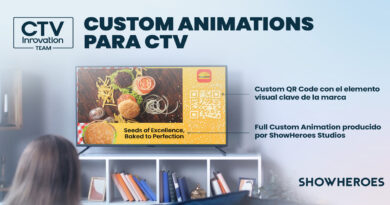 ShowHeroes lanza Custom Animations para Televisión Conectada (CTV)