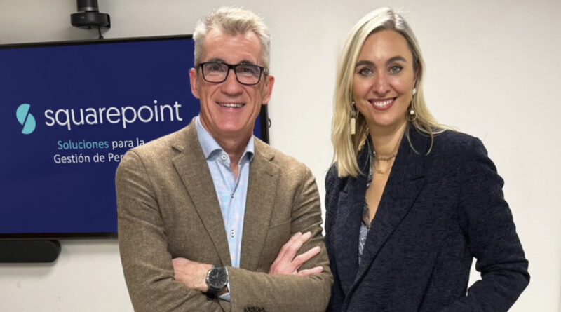 De izq a dcha, Josep Aragonés, CEO de Squarepoint y Carmen Castillo, nueva directora de marketing y comunicación