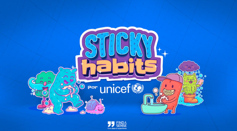 UNICEF y Findasense lanzan “Hábitos Pegajosos”, una campaña interactiva para fomentar el lavado de manos en la infancia
