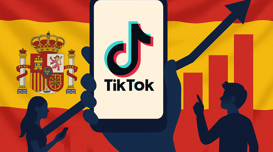 TikTok ya alcanza los 23,4 millones de usuarios en España