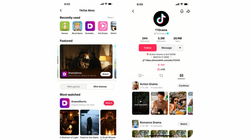 TikTok lanza una solución para incluir anuncios en microdramas