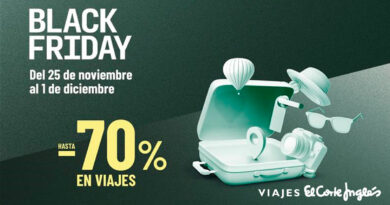 Viajes El Corte Inglés arranca su campaña de Black Friday