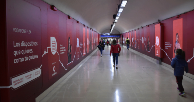 Vodafone inaugura en Madrid el primer soporte exterior sostenible