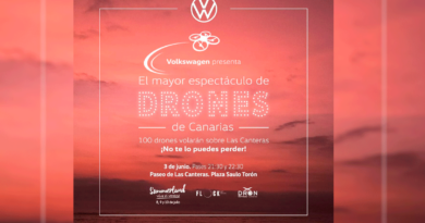 Volkswagen iluminará con drones el cielo nocturno de Gran Canaria